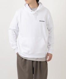 【CONVERSE／コンバース】ワンポイントプルオーバーパーカー/フーディ―