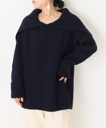 CITYSHOP | AZE BIG COLLAR：ニット(ニット/セーター)