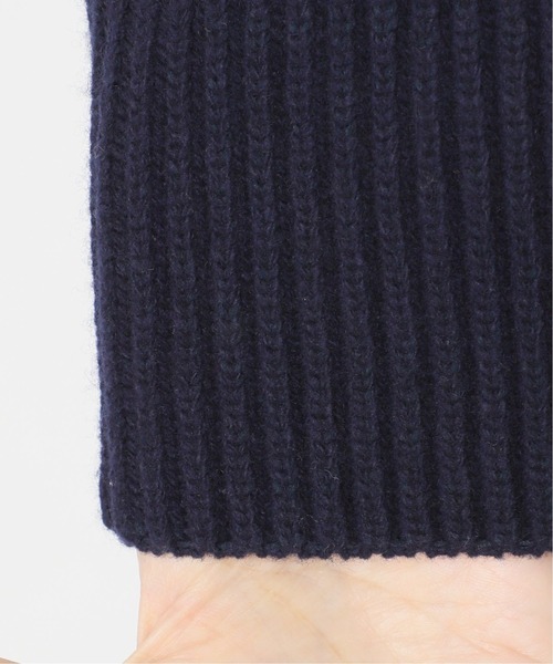 CITYSHOP（シティーショップ）の「AZE BIG COLLAR：ニット（ニット/セーター・レディース・ホワイト/ネイビー・FREE）」の4枚目の写真