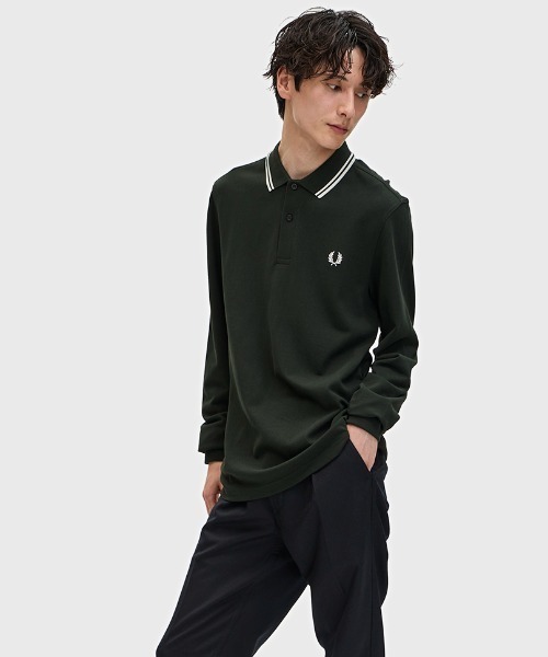 Fred Perry M3636 ブラック 長袖ポロシャツ FRED PERRY フレッドペリー ポロシャツ メンズ レディース M3636