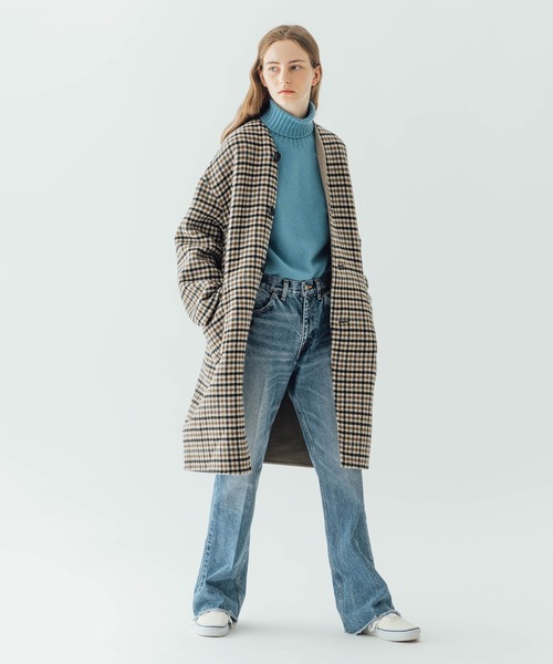 新品 MORRIS & SONS ジーロンラム タートルネックニット グレー M Morris & Sons（モリスアンドサンズ）の「【MORRIS & SONS