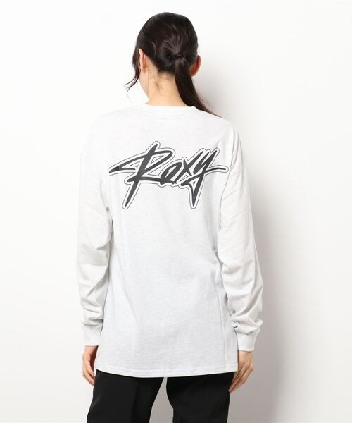 ROXY(ロキシー)の「【ZOZO限定アイテム】LOGO LONGSLEEVE TEE/ロキシーバックプリント長袖ロンT(Tシャツ/カットソー・レディース・ブラウン/グレー/ホワイト・FREE)」の7枚目の写真