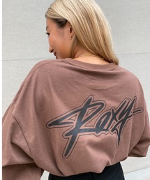 ROXY | 【ZOZO限定アイテム】LOGO LONGSLEEVE TEE/ロキシーバックプリント長袖ロンT(Tシャツ/カットソー)