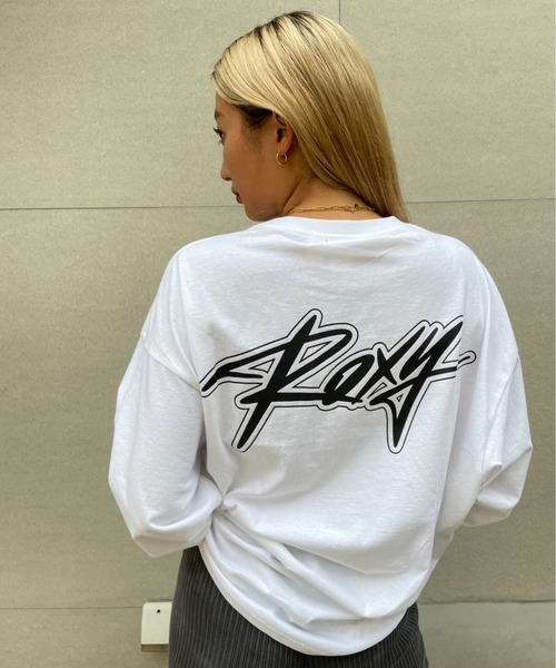 ROXY(ロキシー)の「【ZOZO限定アイテム】LOGO LONGSLEEVE TEE/ロキシーバックプリント長袖ロンT(Tシャツ/カットソー・レディース・ブラウン/グレー/ホワイト・FREE)」の20枚目の写真
