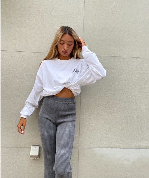 ROXY(ロキシー)の「【ZOZO限定アイテム】LOGO LONGSLEEVE TEE/ロキシーバックプリント長袖ロンT(Tシャツ/カットソー・レディース・ブラウン/グレー/ホワイト・FREE)」の21枚目の写真