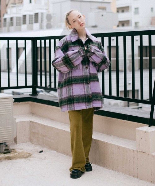 X-girl（エックスガール）の「EASY FLARE PANTS（その他パンツ・レディース・ブラック/ピンク/グリーン・XS/M/S）」の16枚目の写真