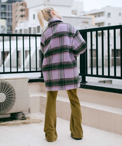 X-girl（エックスガール）の「EASY FLARE PANTS（その他パンツ・レディース・ブラック/ピンク/グリーン・XS/M/S）」の21枚目の写真