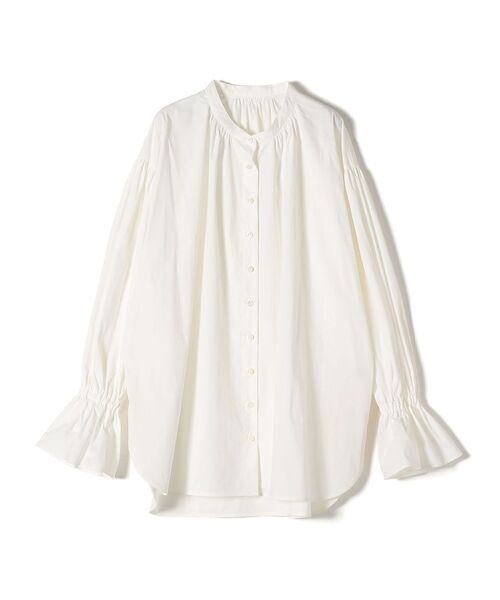 JIL SANDER ギャザースリーブブラウス シャツ ブラック JIL SANDER