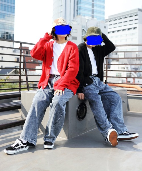 ８(eight)（エイト）の「ニットカーディガン（カーディガン/ボレロ・メンズ・ブラック/レッド/グリーン/アイボリー/ブルーグレー/マスタード/グレイッシュベージュ/スモーキーグリーン系・MEDIUM/LARGE）」の15枚目の写真