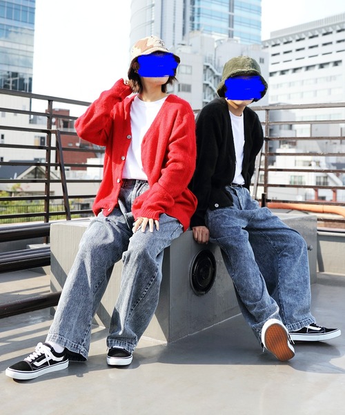 ８(eight)（エイト）の「ニットカーディガン（カーディガン/ボレロ・メンズ・ブラック/レッド/グリーン/アイボリー/ブルーグレー/マスタード/グレイッシュベージュ/スモーキーグリーン系・MEDIUM/LARGE）」の16枚目の写真