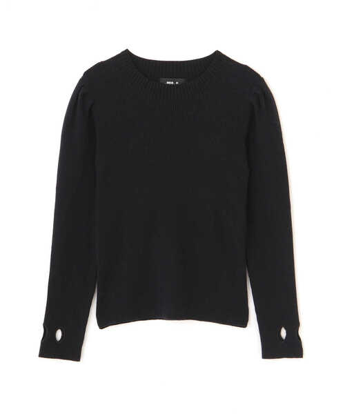 JILL by JILL STUART（ジルバイジルスチュアート）の「◇カットアウトニット（ニット/セーター・レディース・ブラック/グリーン・FREE）」の10枚目の写真