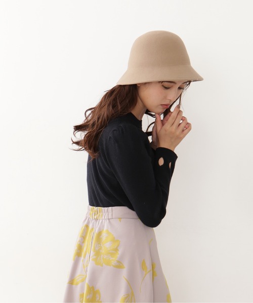 JILL by JILL STUART（ジルバイジルスチュアート）の「◇カットアウトニット（ニット/セーター・レディース・ブラック/グリーン・FREE）」の8枚目の写真