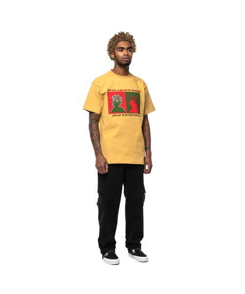 TAIKAN(テイケン)の「【TAIKAN / テイケン】MADE BY WE (BLM) T TAN / グラフィックTシャツ(Tシャツ/カットソー・メンズ・タン・SMALL/LARGE/MEDIUM/X-LARGE)」の3枚目の写真