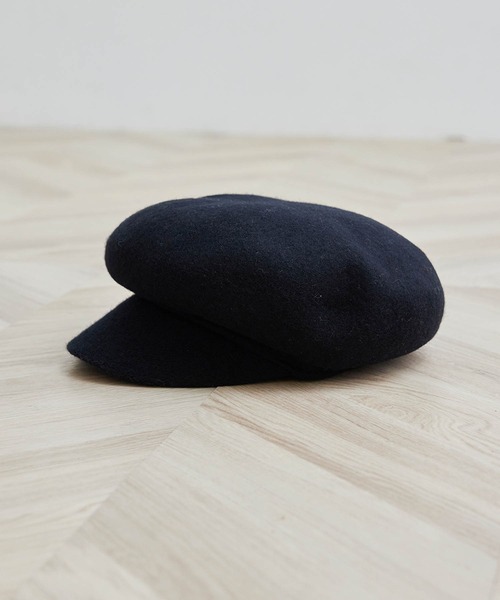 ROPE' PICNIC(ロペピクニック)の「ウールキャスケット(キャスケット・レディース・ベージュ/ブラック・FREE)」の9枚目の写真