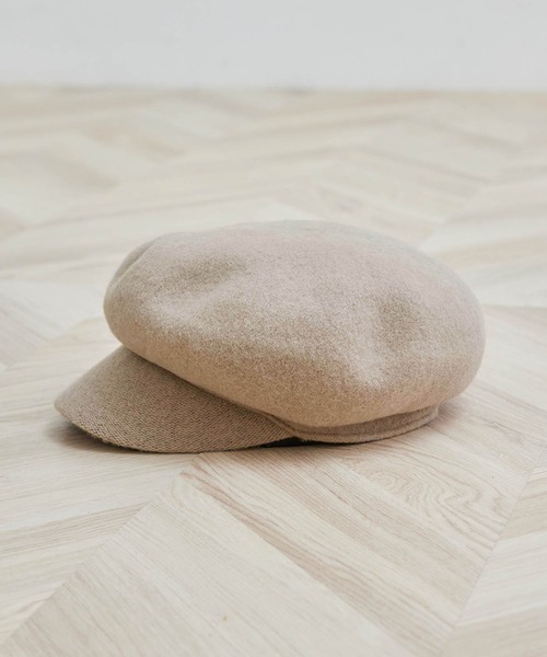 ROPE' PICNIC(ロペピクニック)の「ウールキャスケット(キャスケット・レディース・ベージュ/ブラック・FREE)」の10枚目の写真