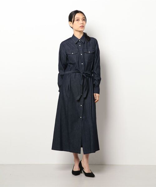 セール Allureville アルアバイル のシャツワンピース デニムシェイプシャツワンピース 21 14 180 をセール価格で購入できます Allureville ワンピース ドレス Allureville アルアバイル のファッション デニムシェイプシャツワンピース シャツワンピース