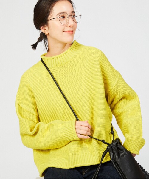 THE SHOP TK (ザ ショップ ティーケー )の「◆カラーロービングニットプルオーバー(ニット/セーター・レディース・ライトブルー/ブラック/イエロー/オレンジ/グリーン/アイボリー/ワインレッド/ブラウン系・11/12/13/14)」の6枚目の写真
