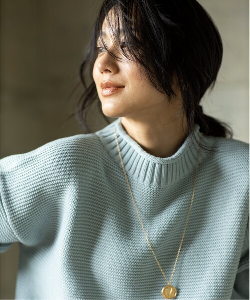 THE SHOP TK (ザ ショップ ティーケー )の「◆カラーロービングニットプルオーバー(ニット/セーター・レディース・ライトブルー/ブラック/イエロー/オレンジ/グリーン/アイボリー/ワインレッド/ブラウン系・11/12/13/14)」の22枚目の写真