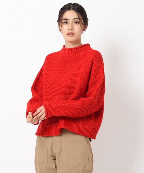 THE SHOP TK (ザ ショップ ティーケー )の「◆カラーロービングニットプルオーバー(ニット/セーター・レディース・ライトブルー/ブラック/イエロー/オレンジ/グリーン/アイボリー/ワインレッド/ブラウン系・11/12/13/14)」の21枚目の写真