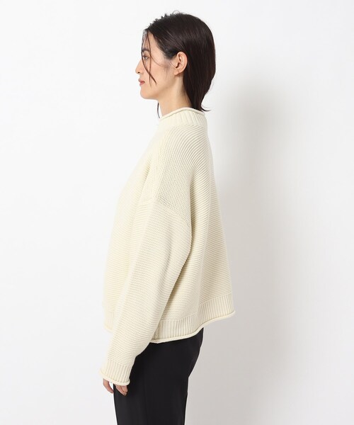 THE SHOP TK (ザ ショップ ティーケー )の「◆カラーロービングニットプルオーバー(ニット/セーター・レディース・ライトブルー/ブラック/イエロー/オレンジ/グリーン/アイボリー/ワインレッド/ブラウン系・11/12/13/14)」の11枚目の写真