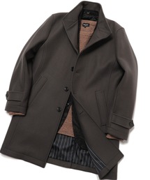 MEN'S BIGI | 【Bellandi/べランディ】ウールメルトンスタンドカラーコート　fabric made in italy(チェスターコート)