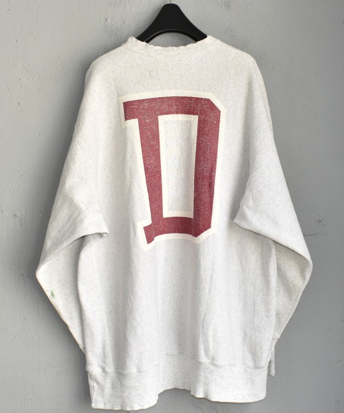 VINTAGE(ヴィンテージ)の「【ヴィンテージ古着】90's SOFFE Fleece "U of D JESUIT" リバースタイプ クルーネックスウェット(スウェット・メンズ・グレー・X-LARGE)」の4枚目の写真