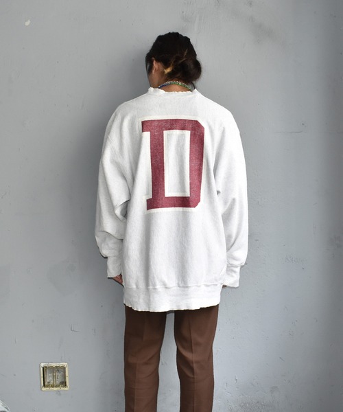 VINTAGE(ヴィンテージ)の「【ヴィンテージ古着】90's SOFFE Fleece "U of D JESUIT" リバースタイプ クルーネックスウェット(スウェット・メンズ・グレー・X-LARGE)」の2枚目の写真