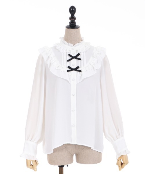 axes femme（アクシーズファム）の「クラシカルドールブラウス（シャツ