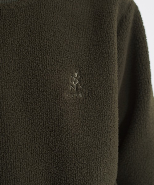 And A（アンドエー）の「GRAMICCI グラミチ / BOA FLEECE PULLOVER ボアフリースプルオーバースウェット トレーナー（セットアップ） / GUJK-21F073（スウェット・メンズ・ナチュラル/ベージュ/ブラック/オリーブ・X-LARGE/MEDIUM/LARGE/SMALL）」の14枚目の写真