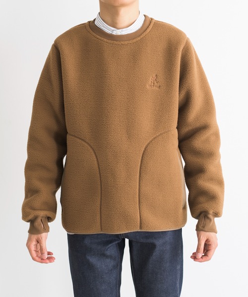 And A（アンドエー）の「GRAMICCI グラミチ / BOA FLEECE PULLOVER ボアフリースプルオーバースウェット トレーナー（セットアップ） / GUJK-21F073（スウェット・メンズ・ナチュラル/ベージュ/ブラック/オリーブ・X-LARGE/MEDIUM/LARGE/SMALL）」の21枚目の写真