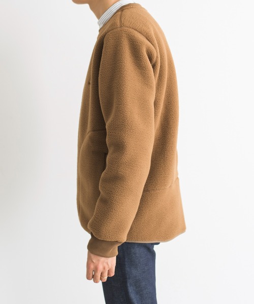 And A（アンドエー）の「GRAMICCI グラミチ / BOA FLEECE PULLOVER ボアフリースプルオーバースウェット トレーナー（セットアップ） / GUJK-21F073（スウェット・メンズ・ナチュラル/ベージュ/ブラック/オリーブ・X-LARGE/MEDIUM/LARGE/SMALL）」の22枚目の写真