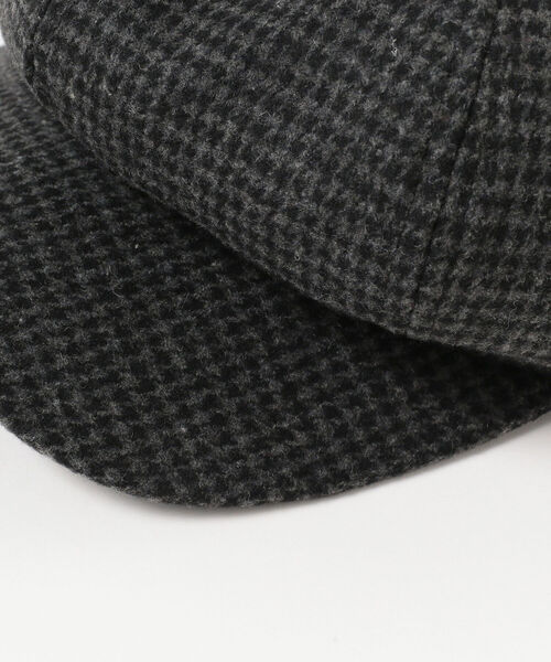 B:MING by BEAMS（ビーミングバイビームス）の「B:MING by BEAMS / 千鳥柄 キャスケット（キャスケット・レディース・ブラック/ブラウン・ONE SIZE）」の4枚目の写真