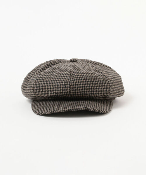 B:MING by BEAMS（ビーミングバイビームス）の「B:MING by BEAMS / 千鳥柄 キャスケット（キャスケット・レディース・ブラック/ブラウン・ONE SIZE）」の5枚目の写真