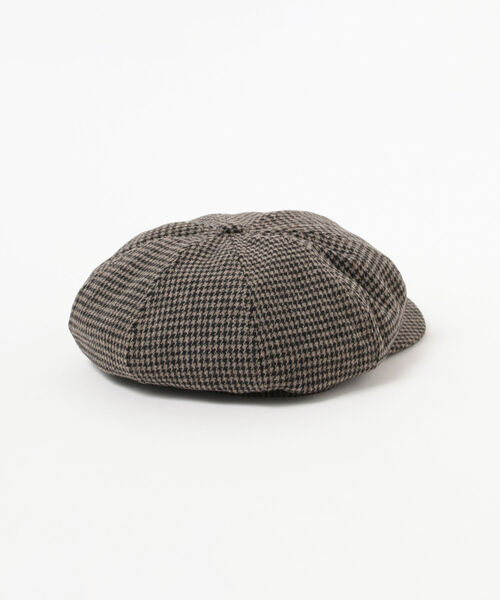 B:MING by BEAMS（ビーミングバイビームス）の「B:MING by BEAMS / 千鳥柄 キャスケット（キャスケット・レディース・ブラック/ブラウン・ONE SIZE）」の6枚目の写真
