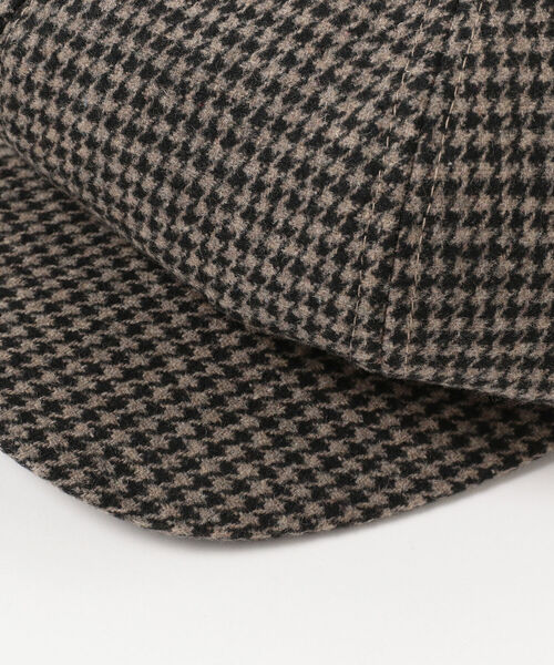 B:MING by BEAMS（ビーミングバイビームス）の「B:MING by BEAMS / 千鳥柄 キャスケット（キャスケット・レディース・ブラック/ブラウン・ONE SIZE）」の7枚目の写真