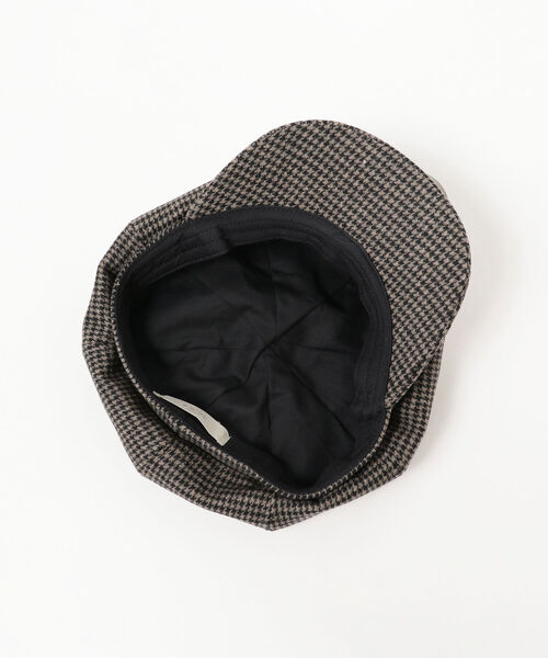 B:MING by BEAMS（ビーミングバイビームス）の「B:MING by BEAMS / 千鳥柄 キャスケット（キャスケット・レディース・ブラック/ブラウン・ONE SIZE）」の8枚目の写真