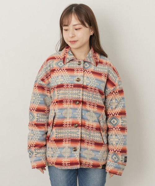 ROXY　PENDLETON FLEECE SHIRTS