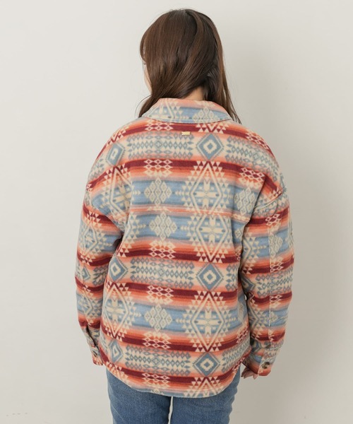 ROXY　PENDLETON FLEECE SHIRTS