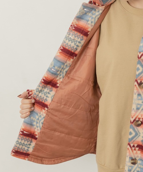 ROXY　PENDLETON FLEECE SHIRTS