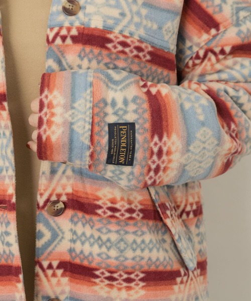 ROXY　PENDLETON FLEECE SHIRTS