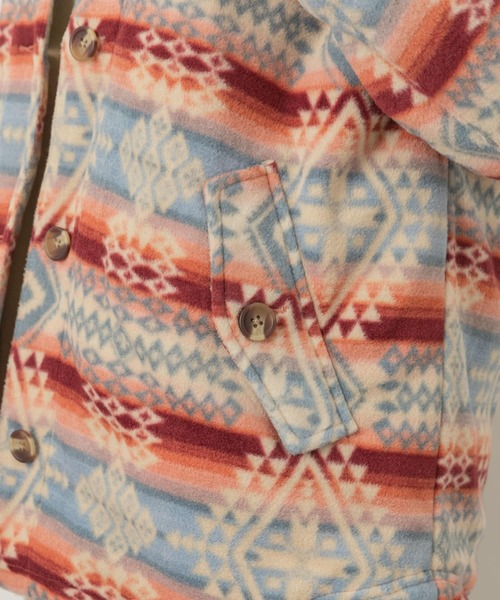 ROXY　PENDLETON FLEECE SHIRTS