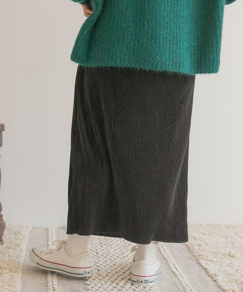 ITEMS URBANRESEARCH（アイテムズ アーバンリサーチ）の「プリーツタイトスカート（スカート・レディース・ブラック/モカ/グレー系その他・FREE）」の10枚目の写真