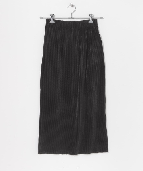 ITEMS URBANRESEARCH（アイテムズ アーバンリサーチ）の「プリーツタイトスカート（スカート・レディース・ブラック/モカ/グレー系その他・FREE）」の20枚目の写真
