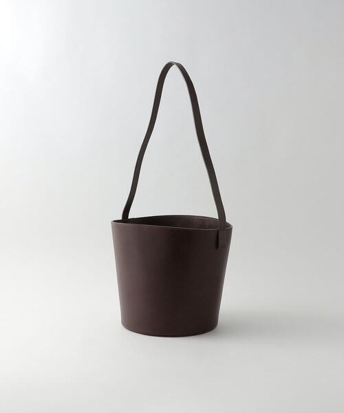 Steven Alan（スティーブンアラン）の「＜BUILDING BLOCK＞SHORT LEATHER BASKET BAG/ショルダー