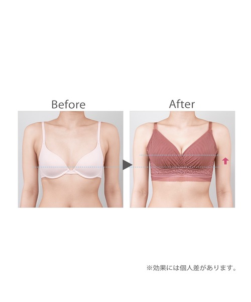 BRADELIS NEWYORK（ブラデリスニューヨーク）の「ブラデリス　ハートカップミディアムブラ21A2（ブラジャー・レディース・ブラック/カーキ/ピンク・LL/S/M/L）」の16枚目の写真