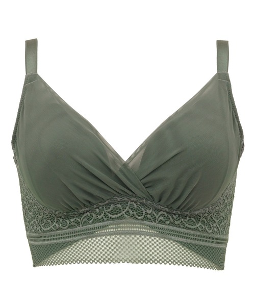 BRADELIS NEWYORK（ブラデリスニューヨーク）の「ブラデリス　ハートカップミディアムブラ21A2（ブラジャー・レディース・ブラック/カーキ/ピンク・LL/S/M/L）」の5枚目の写真