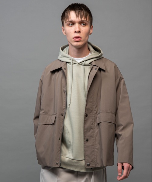 MR.OLIVE（ミスターオリーブ）の「ソロテックス ウェザークロス / ハンティング ジップアップ ジャケット（カバーオール・メンズ・ブラック/カーキ・SMALL/MEDIUM/LARGE）」の9枚目の写真