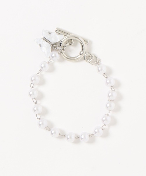 apres jour（アプレジュール）の「【apres jour×ARIAZ】蝶パールブレスレット（ブレスレット・レディース・シルバー・FREE）」の3枚目の写真