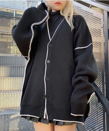 Figments | ポイントカラーカーディガン(カーディガン/ボレロ)