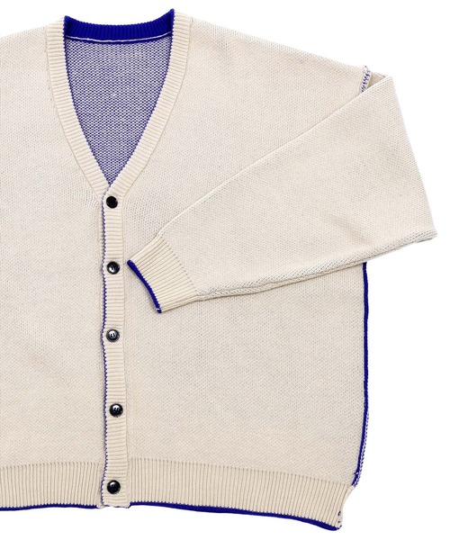 Figments(フィグメンツ)の「ポイントカラーカーディガン(カーディガン/ボレロ・レディース・ブラック/ベージュ/グレー/パープル/ワイン・FREE)」の10枚目の写真